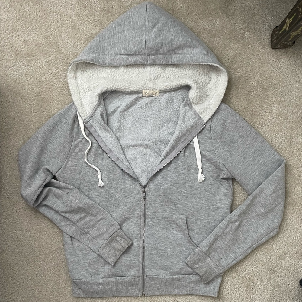 Grey Zip-Up